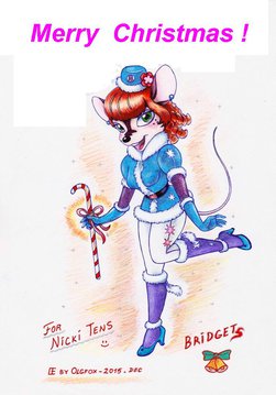 Bridget Merry Christmas by Olgfox-2015 dec.jpg